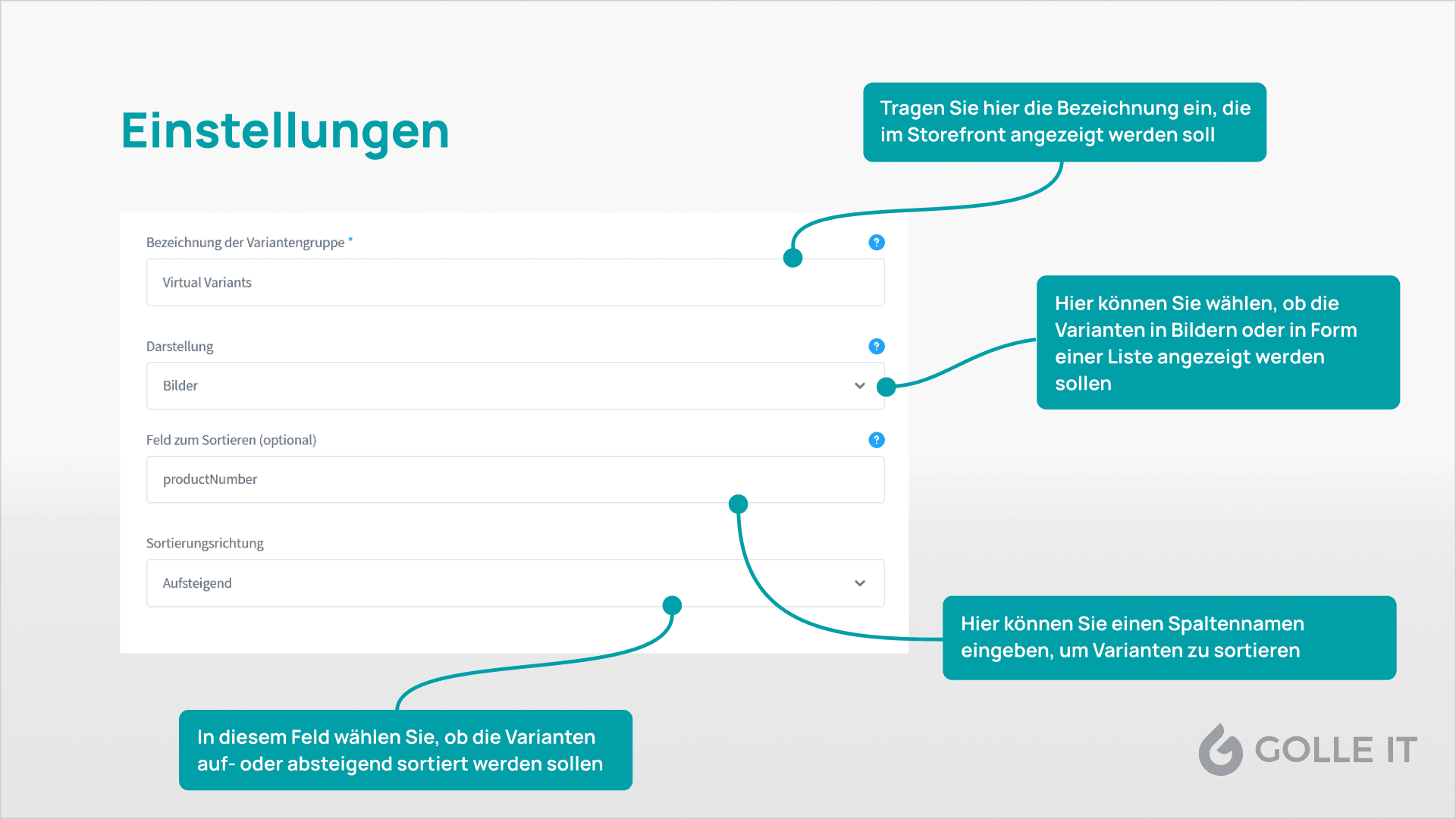 Hauptartikel als Varianten verlinken: Screenshot 5