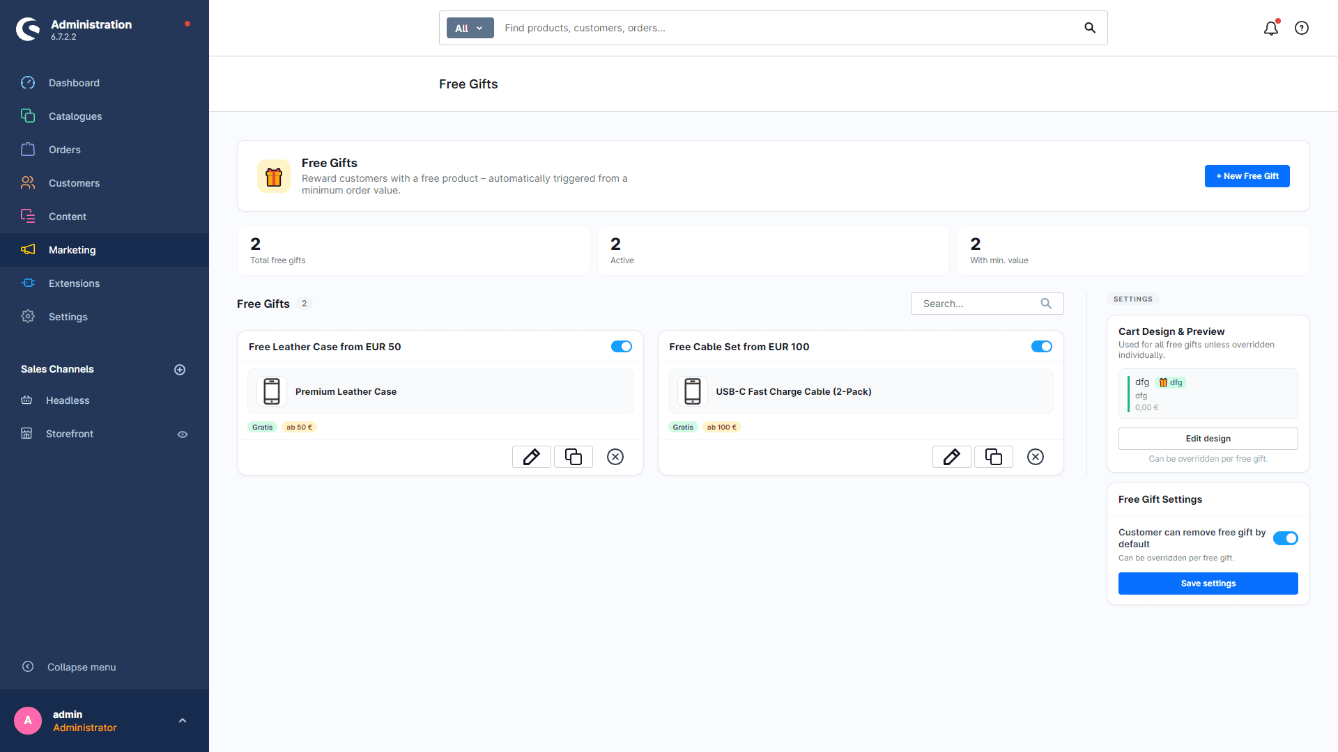 Marketing Suite: Screenshot 2
