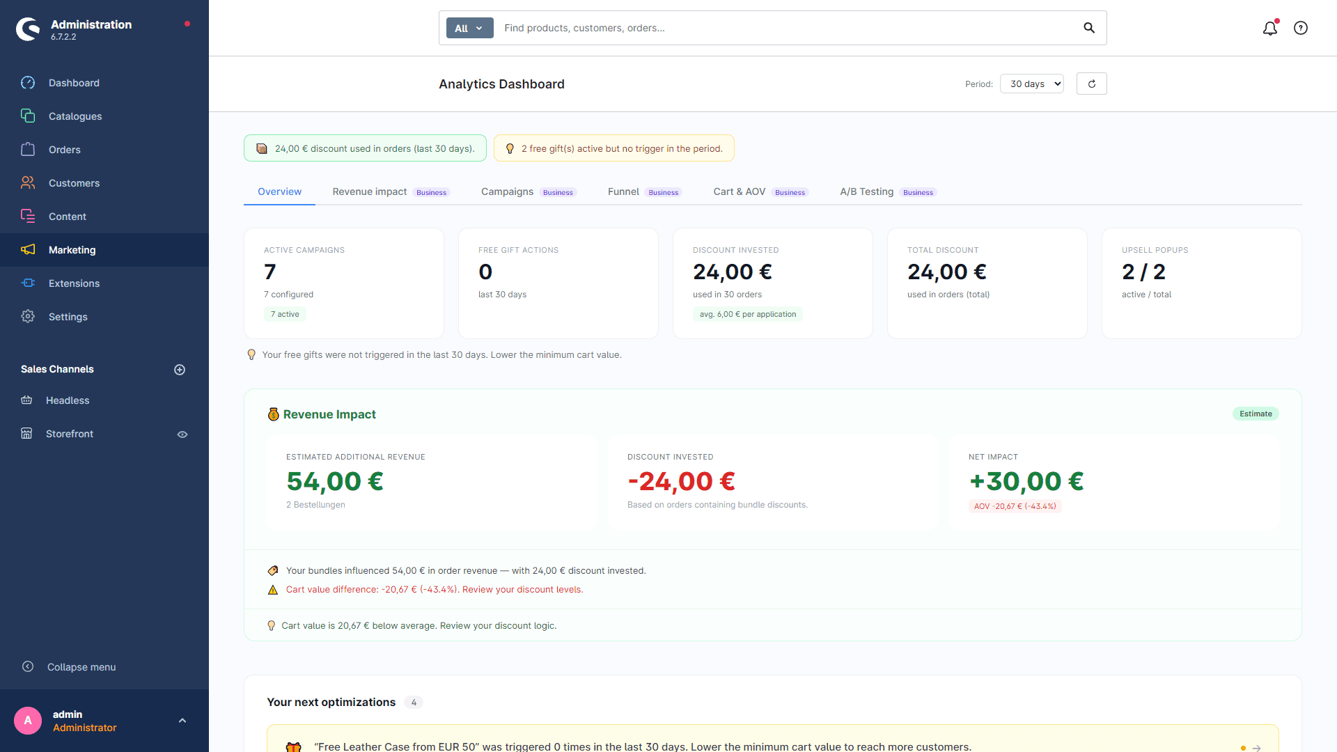 Marketing Suite: Screenshot 3