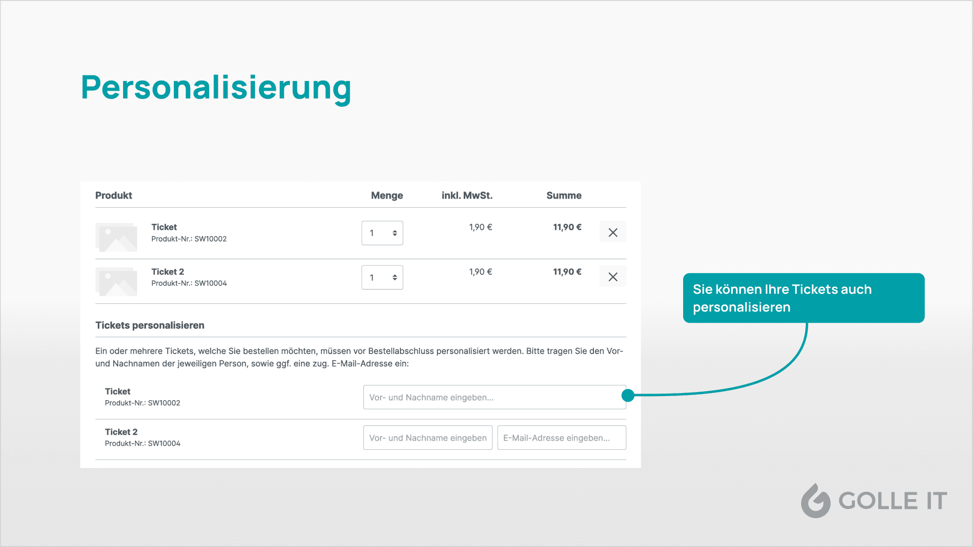 Tickets for Shopware: Screenshot 4