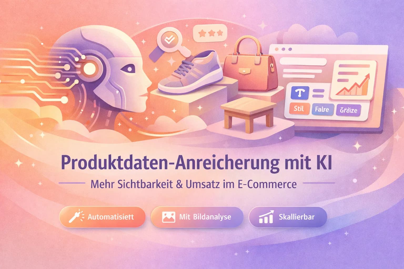 Produktdaten-Anreicherung mit KI: Wie Online-Shops sichtbar, skalierbar und wettbewerbsfähig werden
